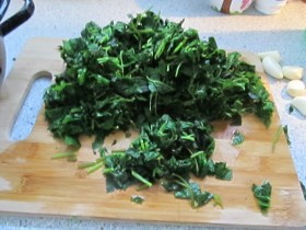 Bršlicový špenát do zásoby